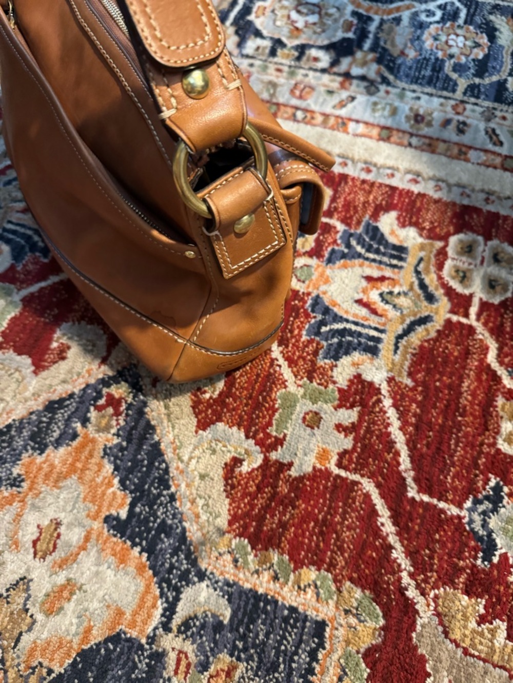 Coach F12868 Vintage 65th Anniversary Butterscotch Double Turn lock Shoulder Bag - Picture 4 of 11